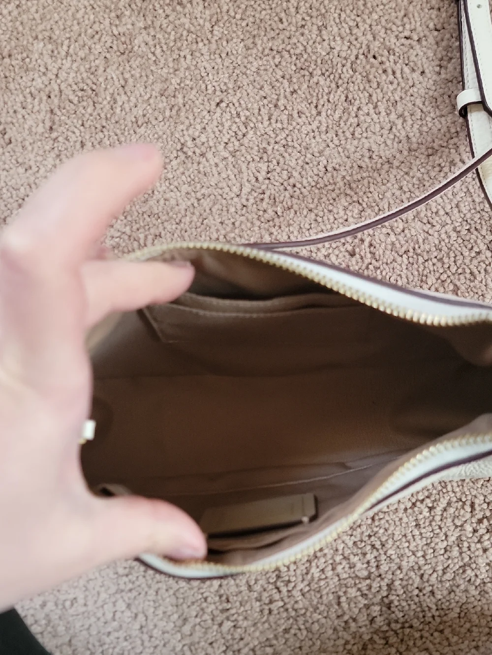 Coach White Leather Mickey Mouse Crossbody Bag - Picture 6 of 7